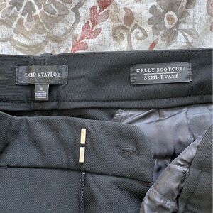 Lord & Taylor Black Dress Pants 16